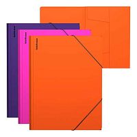 Папка на резинке А4 EK "Soft Caribbean Sunset" 62969 пластик,софт-тач,асс.