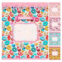 Тетрадь 12л. (линейка) ПЗБФ "Пироженка" 017506 уф выб.