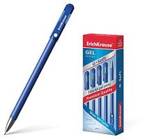 Ручка гелевая EK G-SOFT 39206 синяя, игольч. пишуш. узел  0,38мм