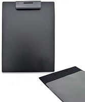 Клипборд А4 INTELLIGENT DK-89 чёрный,фактурный,с прозрачным карманом