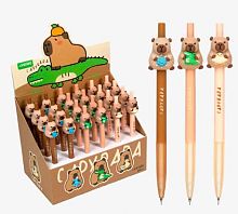 Карандаш авт. 0,5мм deVENTE "Капибара" 5010431 НВ,подар.,с декор.элем.,асс.