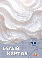 Картон белый А4 10л. АППЛИКА "Абстракция" С7582-09 в папке