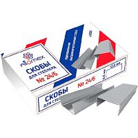 Скобы №24/6 ATTOMEX 1000шт. 4141300 оцинкованные,к/к