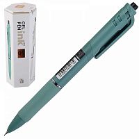 Ручка гелевая авт. DELI S01-A-BK (1809337) чёрная,0,5мм,цв.корп.асс.,резин.манж.