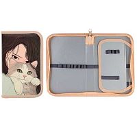 Пенал 1отд. 190*110*30 КОКОС "Любимый котик" ПО-04/261730 лам.карт.,откидн.планка