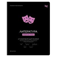Тетрадь предм. 48л. BG "Формула предмета-Литература" 09211 выб.лак (линейка)