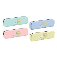 Пенал-косметичка КОКОС  20*6*4см "Candy" 216032 прямоуг.,ПВХ,асс.