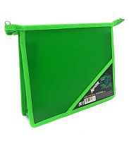 Папка д/тетрадей А5 ПЧЕЛКА ПМ-А5-02 "Monster Truck" пластик, на молн.,с уголком