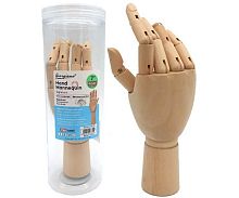 Манекен "Рука, правая" 18*6,5см INTELLIGENT DJ-41/DD-135 дерев.,худ.,пластик.тубус