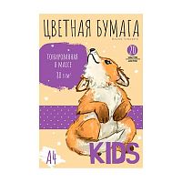 Бумага цв. тонир. А4 20л.20цв. BV "Дети" 11-420-327 в папке