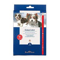 Карандаши 36цв. BV "Easycolor" 30-0033 трёхгр.,к/к