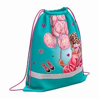 Сумка д/обуви EK 50*41см "Girly Day" 57472 бирюзов.,полиэстер,вентиляция