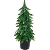 Ёлка в горшке "Морозное утро" 17*17*34см 848-448