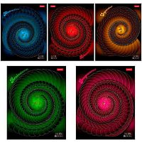 Тетрадь 80л. (клетка) ХАТ "ScroLL" мат.лам.,3D-фольга,асс.