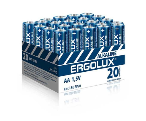 Батарейка Ergolux LR6 BR-20 Alkaline promo