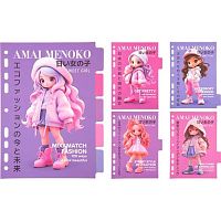 Разделитель листов картон. А5 deVENTE "Amai Menoko" 3051602 лам.мел.с рис. (5шт)