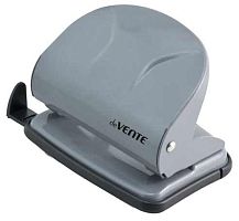 Дырокол  20л. deVENTE Liquid Metal 4020322 металл. с линейкой, серый металлик, к/к
