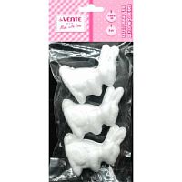 Фигурки пенопластовые deVENTE "Зайчики" 75*28мм 3шт 8003938