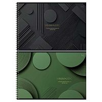 Альбом для рис.48л. BG спираль "Минимализм" 08648 тисн.фольгой