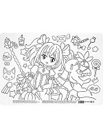 Покрытие настольное Проф-Пресс А3 "Волшебные предметы" НПД-8149 пластик,раскрась сам