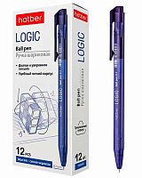 Ручка авт. масл. шар. ХАТ  "Logic" 067908 синяя,0,7мм,трёхгр.корп.,к/к