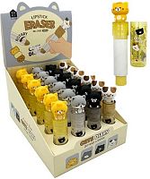 Ластик INTELLIGENT KUKI "Коты" DL-179/DI-212 выдвижной,90*20мм,футляр с фигуркой,асс.