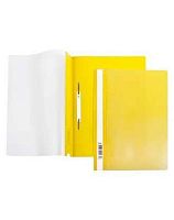 Скоросшиватель пластиковый А4 ХАТ прозр.верх.лист, 140/180мкм 00105 желтый