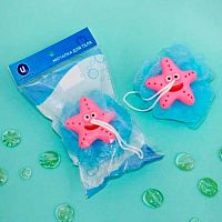 Мочалка-шар д/тела детская "Морская звёздочка" 416-021 полипропиленовая