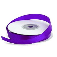 Лента 1,2см*22,85м атласная тёмно-фиолетовая Микрос ч17980