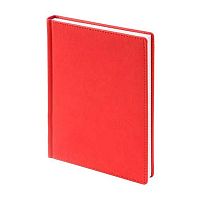 Ежедневник 2026г. А5+ 168л. BV кож.зам. "Velvet" 3-123/10 красный,soft touch,бел.бум.
