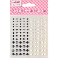Стразы декор. самокл. deVENTE "Жемчуг" 8004061 ассорти,карточка 9,5*10,5см