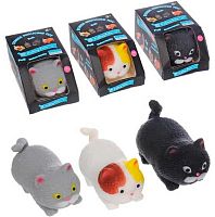 Игрущка-антистресс-мялка "Кот" 9см 550-0840
