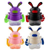 Бутылка пластик. 800мл КОКОС "Rabbit" 253548 асс.