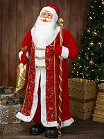 Новогодний сувенир Миленд "Дед Мороз в красной шубе винтаж" Т-3615  110см