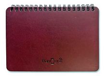 Планинг карм. н/д  64л. АППЛИКА кож.зам. "Sorrento" С0318-03 бордо,спираль