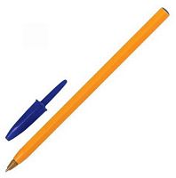Ручка шар. BIC "Оранж файн" 8099221 синяя,0,8мм,оранж.кругл.корп.