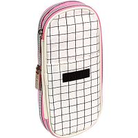 Пенал-косметичка deVENTE 210*80*30(70) "Aesthetic" 7023547 (90предм.) овал,мрлочн.,канвас,с рис.