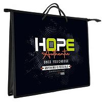Папка пластик,с ручками А3 ОНИКС ПР-3-20 "Hope" (70587) на молн.