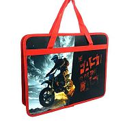 Папка пластик,с ручками А4 ПЧЕЛКА ПМ-А4-25 "Самый быстрый" д/тетрадей