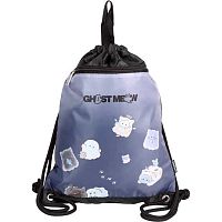 Сумка д/обуви и спорт.секций deVENTE 33*46см "Ghost Meow" 7040641 чёрная,водооттал.ткань,1отд.