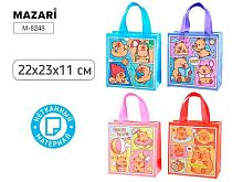 Пакет подар. MAZARI "Капибара" M-8248 нетканый материал,22*23*11см,асс.