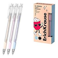 Ручка гелевая EK G-Vision Stick&Grip Yummy 63692 чёрная,0,5мм