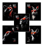 Тетрадь 48л. (клетка) ПЗБФ Премиум "ТетРед" 021481 мат.лам.,уф.выб.,конгрев,асс.