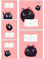 Тетрадь 12л. (клетка) Проф-Пресс "Пушистик" 12-4666 цв.мел.обл.,асс.