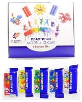 Пластилин  50гр. ЛУЧ "Классика" 25С 1531-08 (упаковка 30шт, 5цв)