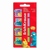 Набор самокл. этикеток-закладок EK 25*67мм "Jolly Friends" 63179 бум.,80л.