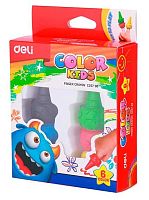 Мелки восковые  6цв. Deli "Color Kids" EC20790 (1204940) к/к,ев./подвес