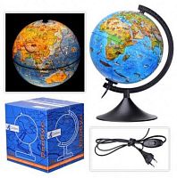 Глобус с подсв. d=210 ГЛОБЕН Зоогеографический детский К012100206