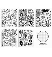 Тетрадь 48л. (клетка) LOREX двойная "Tattoo" LXCBCL-TT мел.карт.,soft touch