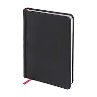 Ежедневник н/д А6+ 136л. BV кож.зам. "Sydney Nebraska" 3-496/16 чёрный,серебр..срез